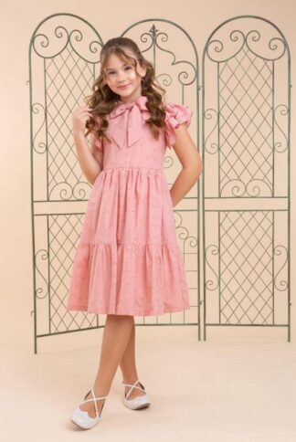 Vestido Rose em Laise - Doce Caju