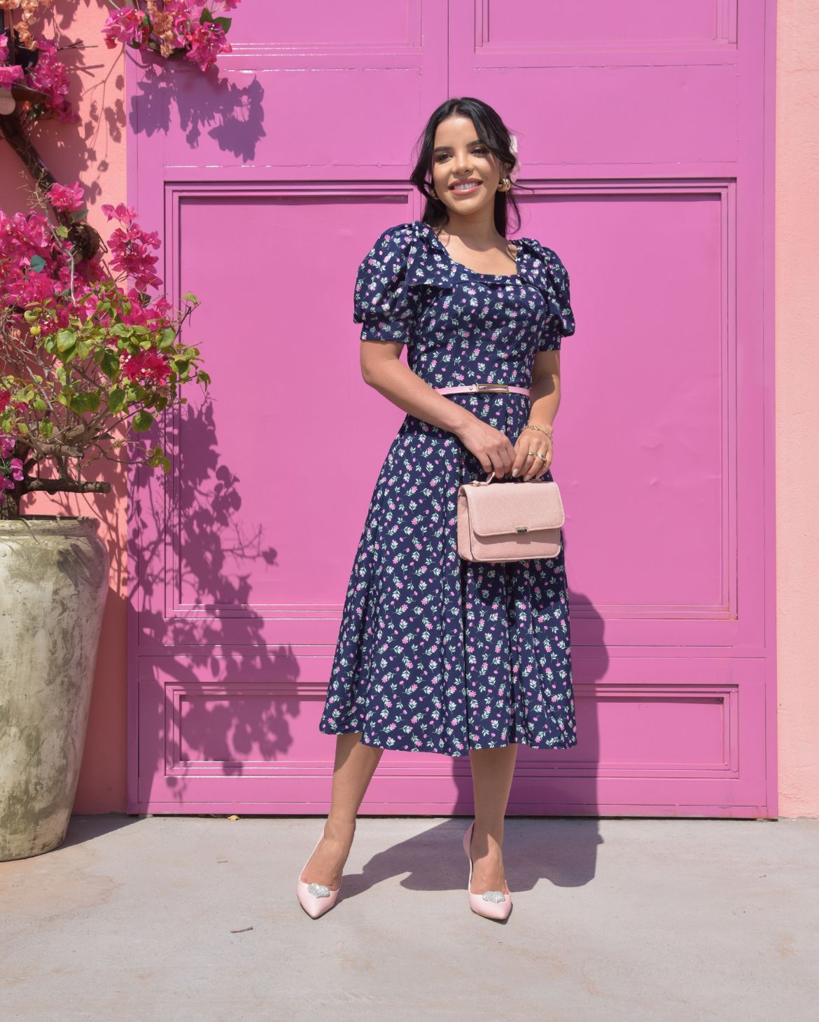 Vestido Vanessa - Rosa Pink - Imagem 4