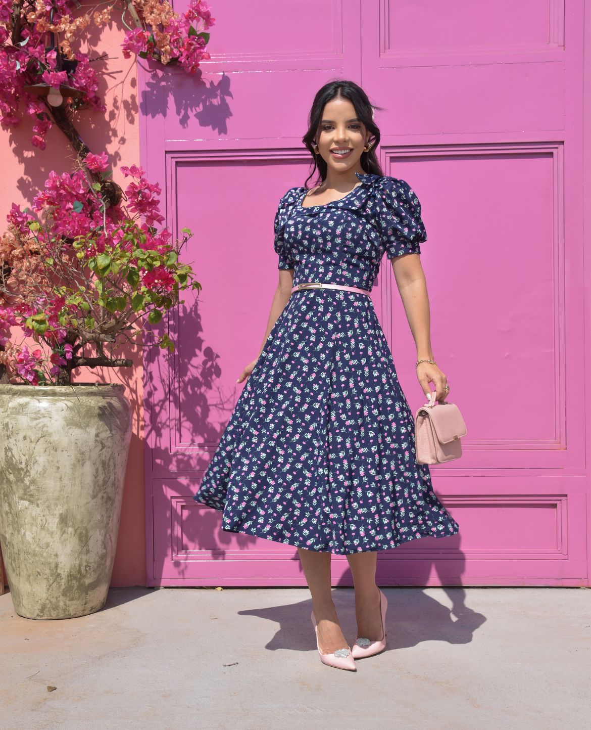 Vestido Vanessa - Rosa Pink - Imagem 3