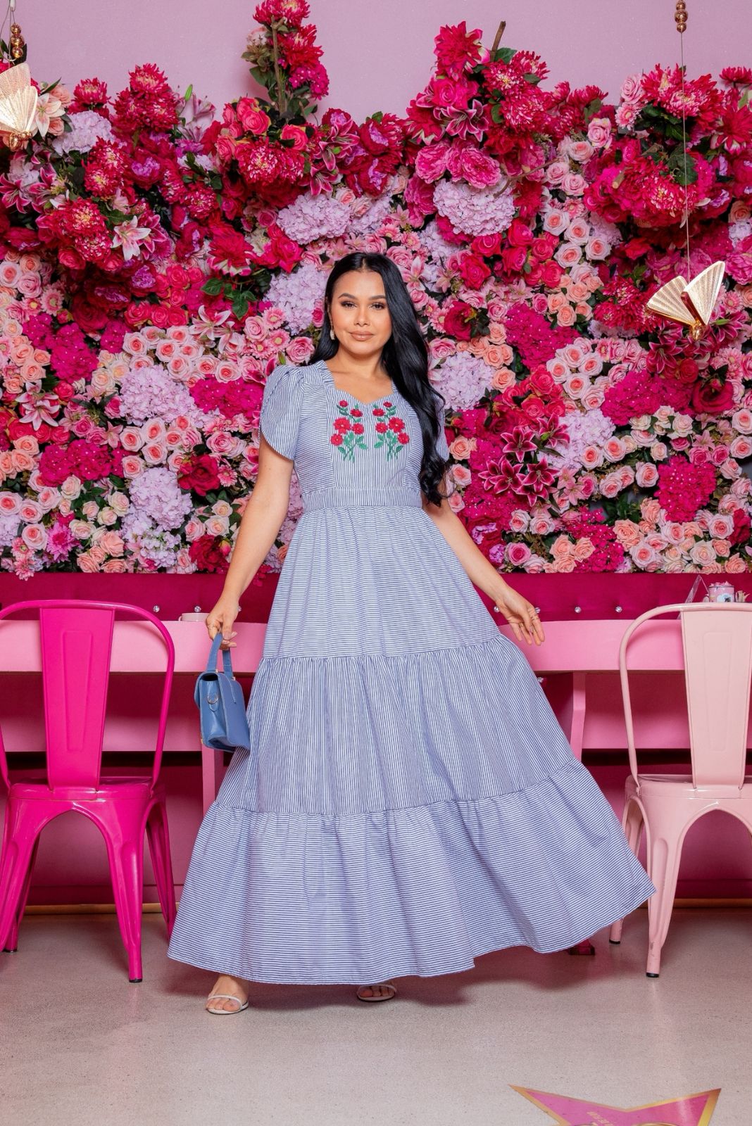 Vestido Cristina - Rosa Pink - Imagem 7