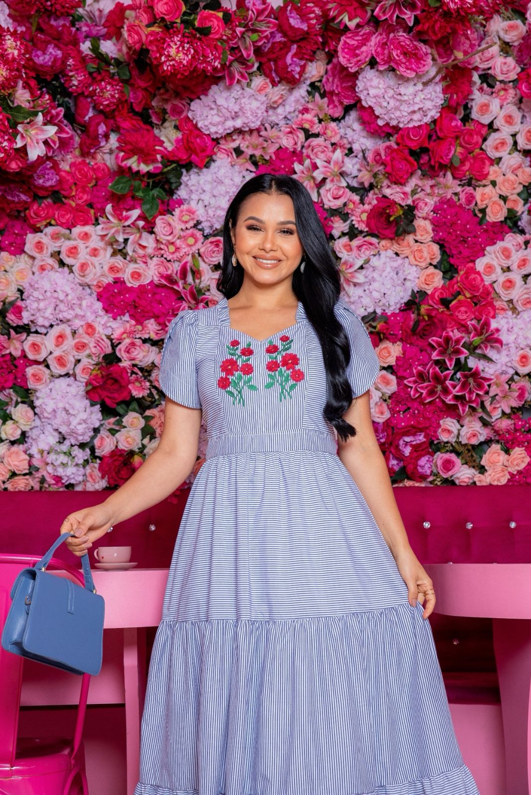 Vestido Cristina - Rosa Pink - Imagem 6