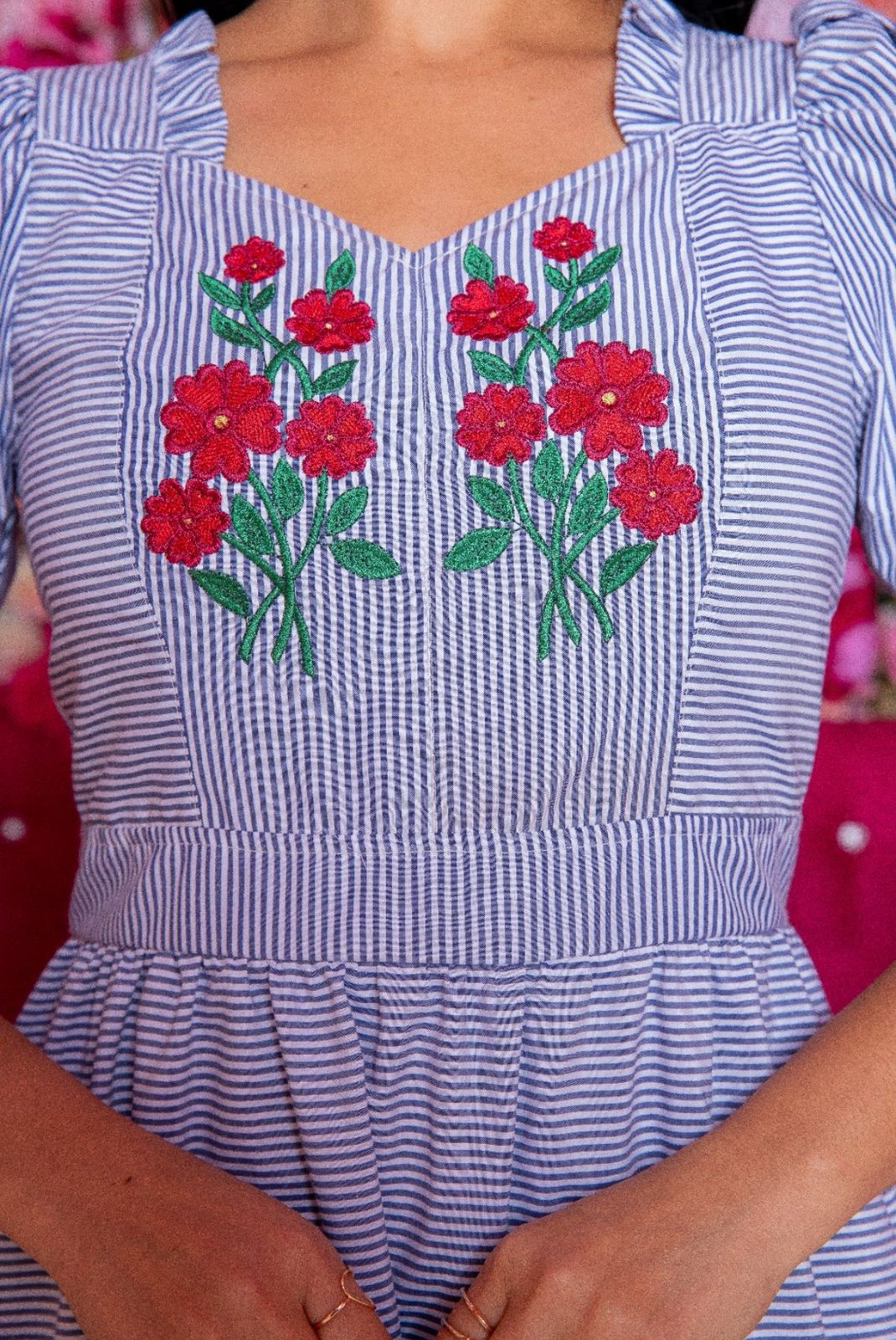 Vestido Cristina - Rosa Pink - Imagem 3