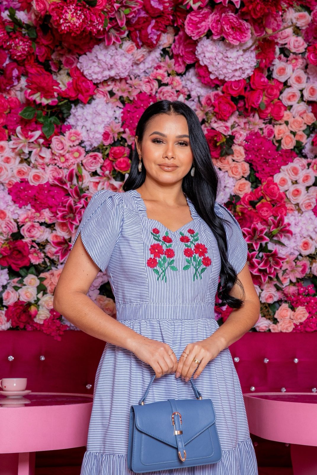 Vestido Cristina - Rosa Pink - Imagem 2