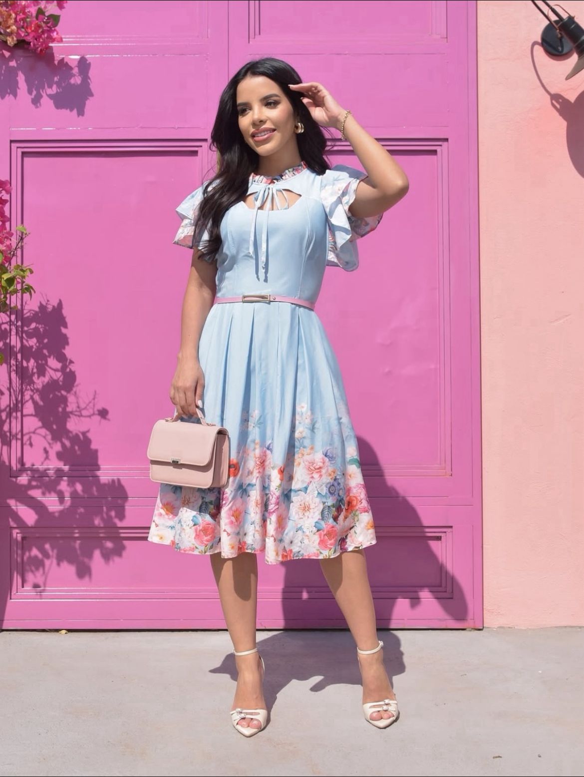 Vestido Hanah - Rosa Pink - Imagem 2