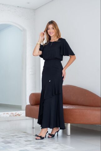 Vestido Longo Sereia - Lecler