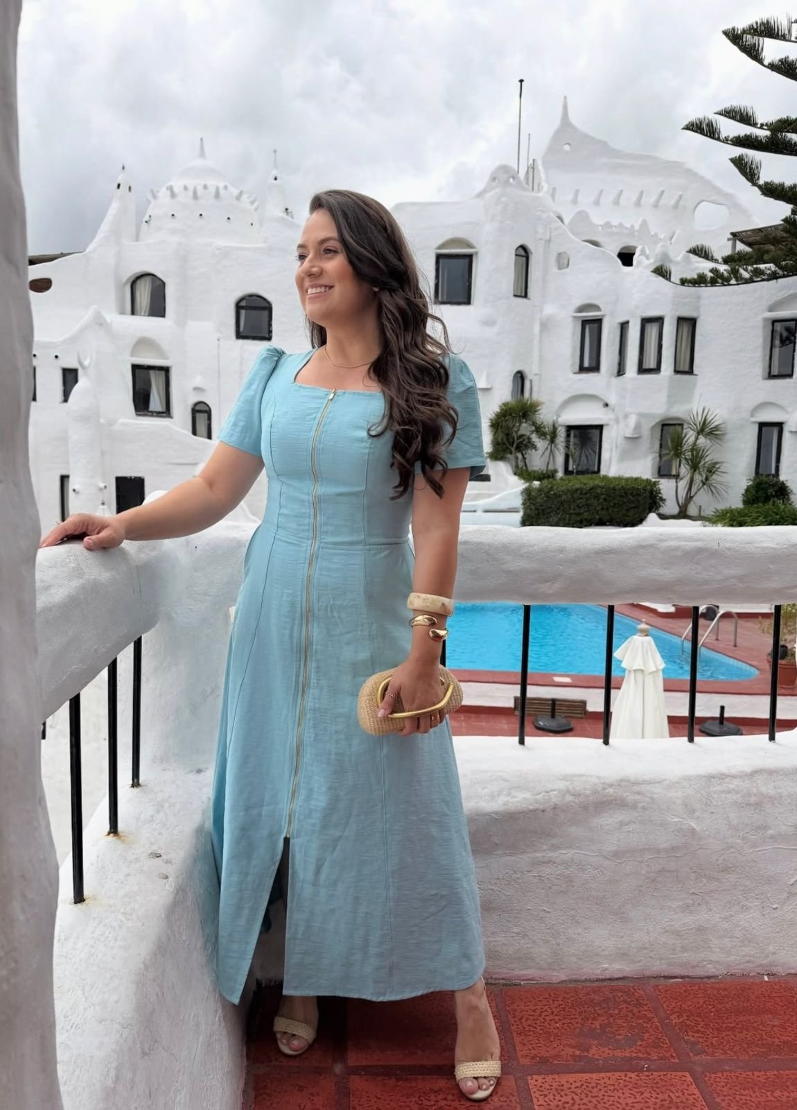 Vestido Azul - Aline Cerkunvis - Imagem 4