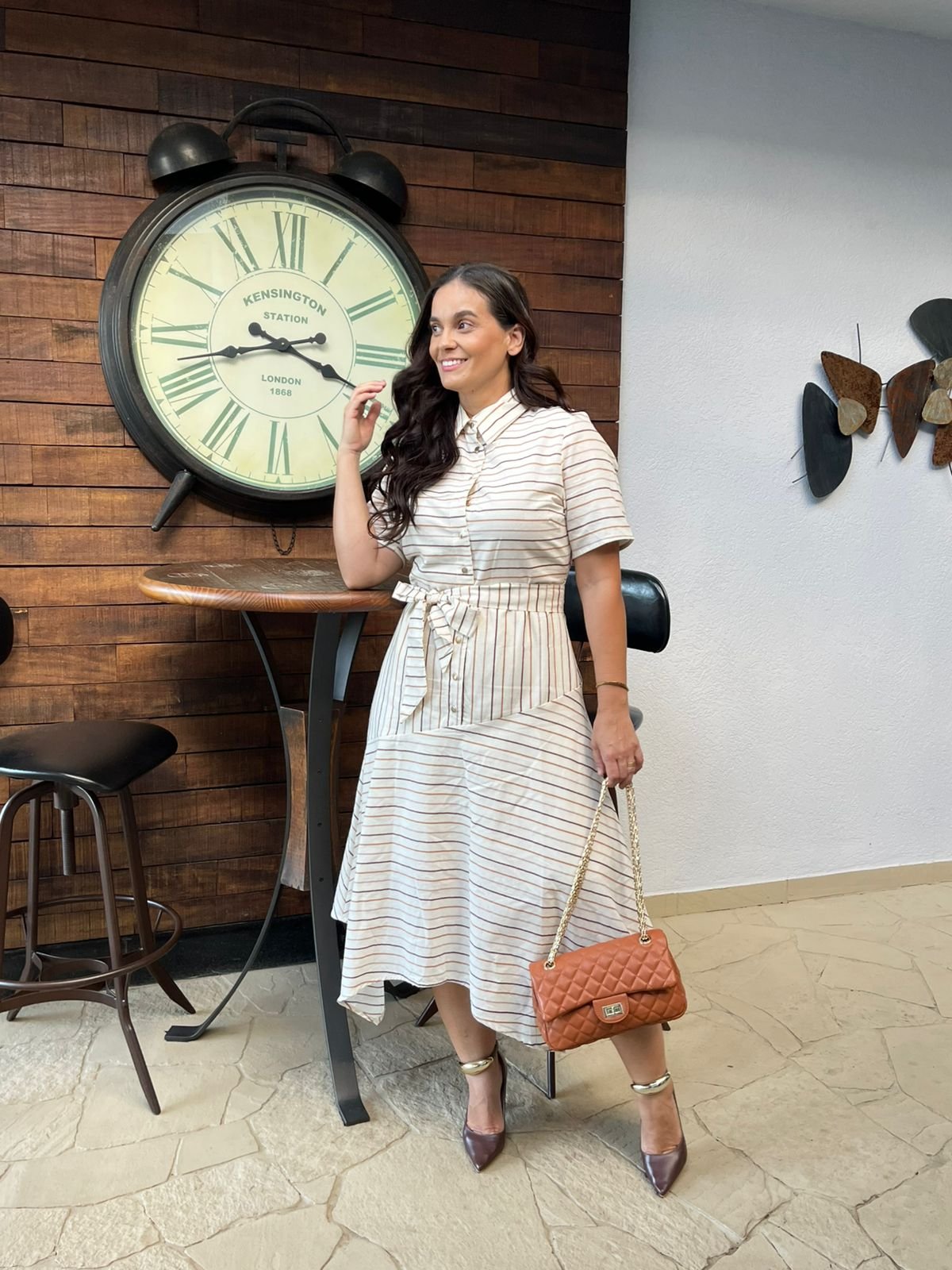 28230 VESTIDO GODE LISTRADO 115cm - Titanium - Imagem 5