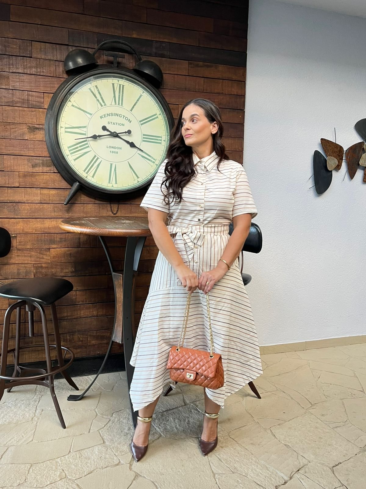 28230 VESTIDO GODE LISTRADO 115cm - Titanium - Imagem 4