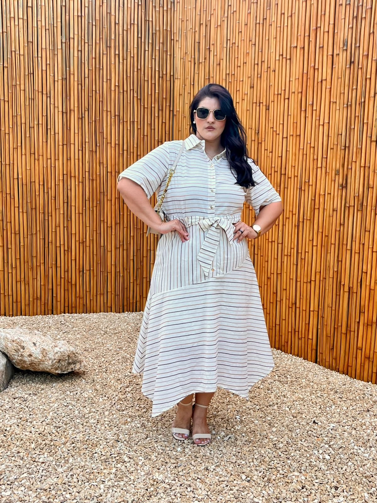 28230 VESTIDO GODE LISTRADO 115cm - Titanium - Imagem 8