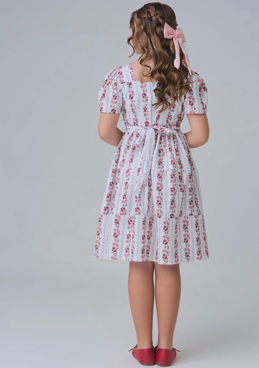 Vestido Infantil Doce Jardim - Imagem 4