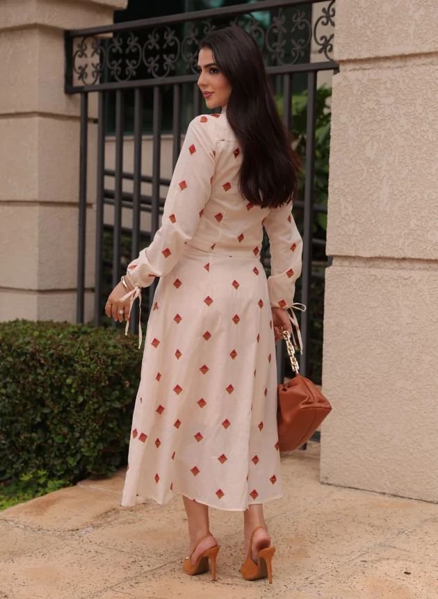 CONJUNTO OFF-WHITE BORDADO MILEIDE - JANY PIM - Imagem 4