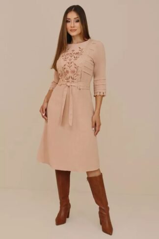 VESTIDO JENIFFER Rosa blush - Nítido