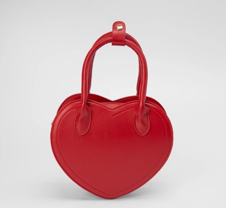 Bolsa de Mão Coração Vermelho - Imagem 2