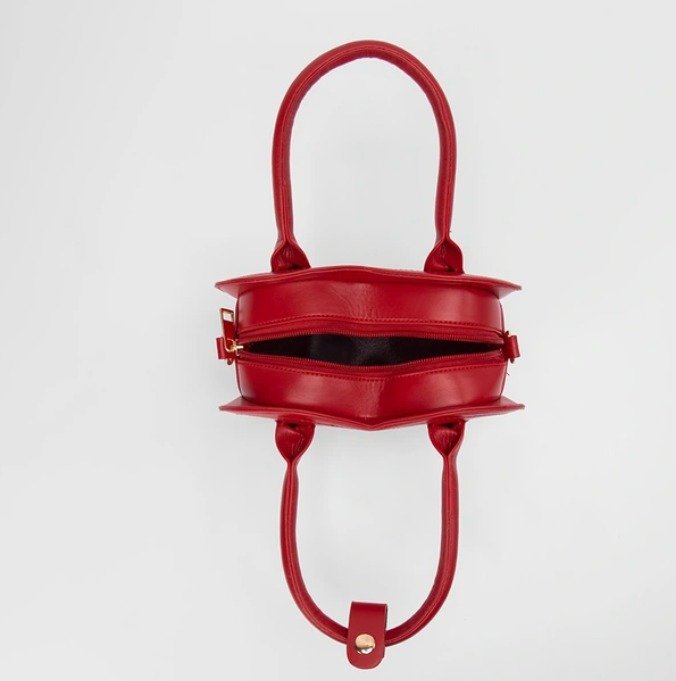 Bolsa de Mão Coração Vermelho - Imagem 3