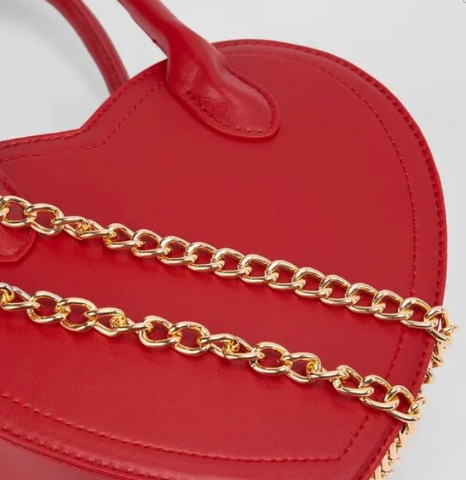Bolsa de Mão Coração Vermelho - Imagem 4