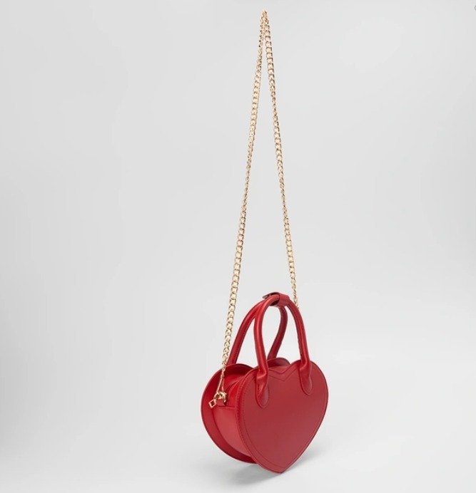 Bolsa de Mão Coração Vermelho - Imagem 5