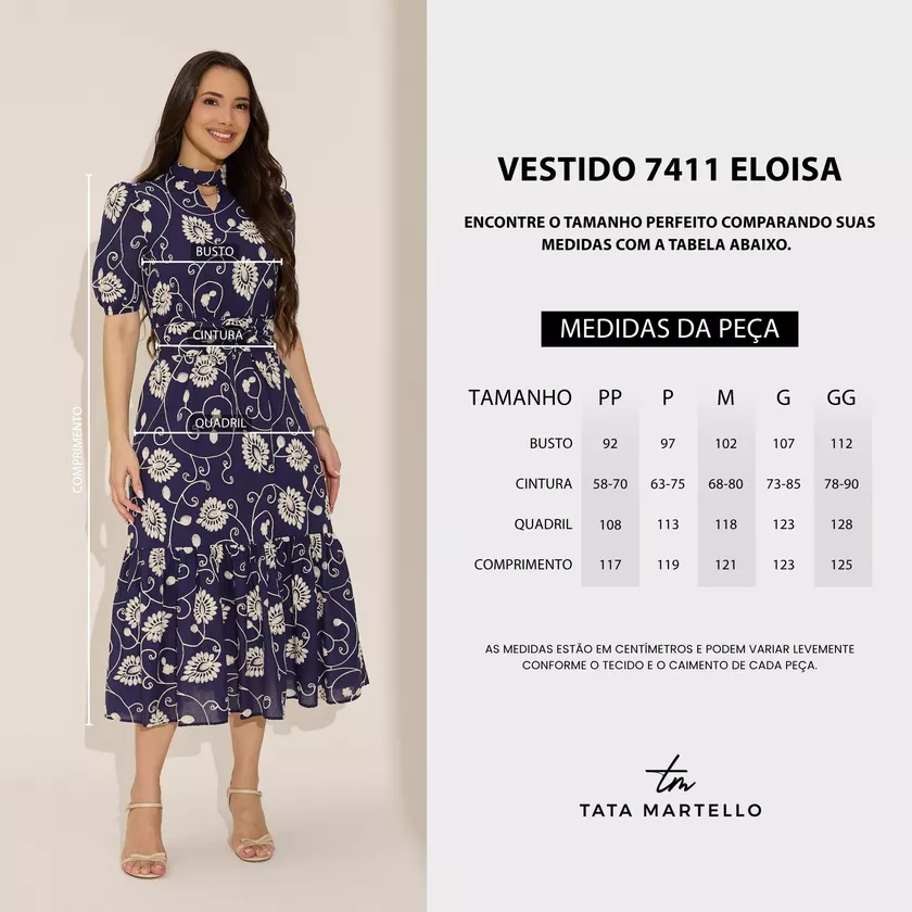 Vestido 7411 Eloisa - Tata Martello - Imagem 6
